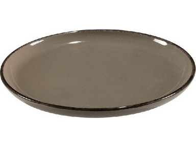 Espiel Tuscany Brown Πιάτα Φρούτου Κεραμικά 22cm 6τμχ ESPIEL-ATA160K6