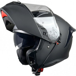 Pilot Helmets Zero SV Black Matt Κράνος Μηχανής Flip-Up 1700gr