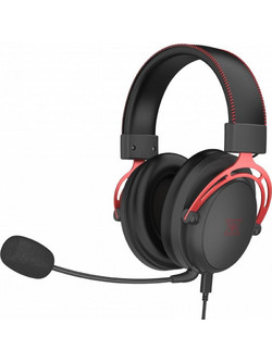 Serioux Nimbus Gaming Headset Over Ear Black Red