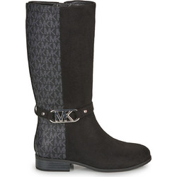 Michael Kors Finley Kincaid Παιδικές Μπότες Μαύρες Suede με Φερμουάρ MK100806