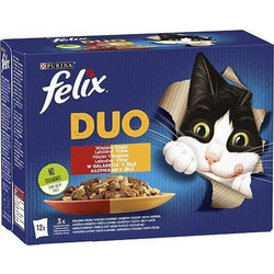 Purina Felix Duo Country Flavors with Meat Mix in Jelly 12x85gr