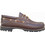 Chicago Ανδρικά Μοκασίνια Boat Shoes Δερμάτινα Σοκολατί 842