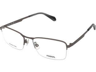 Fossil FOS7167 R80 Ανδρικός Σκελετός Γυαλιών Οράσεως Μεταλλικός Μαύρος