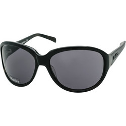 Max Mara MM930 Γυναικεία Γυαλιά Ηλίου Oversized Κοκάλινα Μαύρα με Μαύρο Φακό