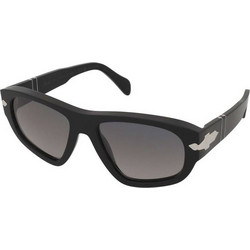 Persol PO0050S 95/M3 Ανδρικά Γυαλιά Ηλίου Aviator Κοκάλινα Μαύρα με Μαύρο Φακό