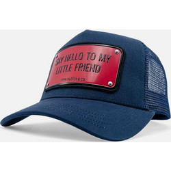 John Hatter & Co Say hello to my little friend Ανδρικό Καπέλο Jockey με Δίχτυ Snapback Υφασμάτινο Navy Μπλε
