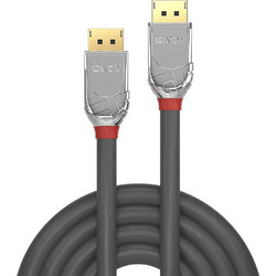 Lindy Καλώδιο DisplayPort 1.2 to DisplayPort Male 5m Grey 36304