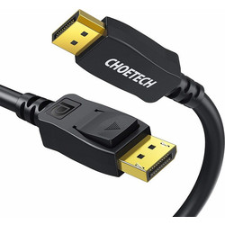 Choetech Καλώδιο DisplayPort 1.2 to DisplayPort Male 2m Black XDD01
