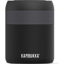 Kambukka Δοχείο Φαγητού Θερμός Inox 600ml Μαύρο