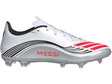 Adidas F50 Messi League FG/MG JP7446 Ποδοσφαιρικά Παπούτσια με Τάπες Λευκά