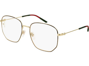 Gucci GG0396O 001 Γυναικείος Σκελετός Γυαλιών Οράσεως Μεταλλικός Χρυσός