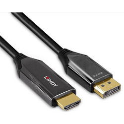 Lindy Καλώδιο DisplayPort 1.4 to HDMI Male 3m Black 40932