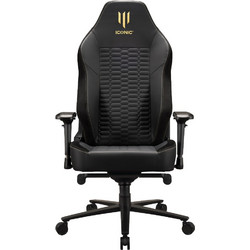 Subsonic Apollon Classic - Gold Top Καρέκλα Gaming Δερματίνης με Ρυθμιζόμενα Μπράτσα Μαύρη SA5647-2