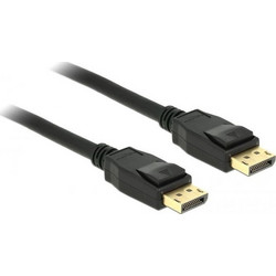DeLOCK Καλώδιο DisplayPort 1.2 to DisplayPort Male 0.5m Black 85506