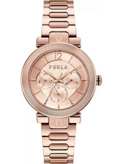 Furla Γυναικείο Ρολόι με Ροζ Χρυσό Μεταλλικό Μπρασελέ WW00011006L3