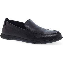 Clarks Ανδρικά Μοκασίνια Loafers Δερμάτινα Μαύρα 26176952