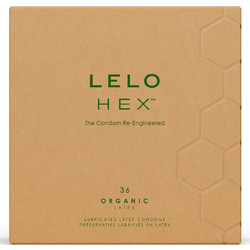 LELO Hex Organic Προφυλακτικά με Λιπαντικό 36τμχ
