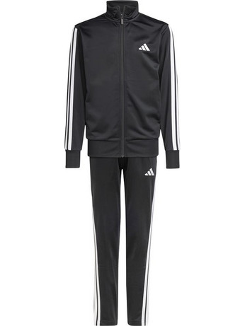 Adidas Essentials 3-Stripes Παιδικό Σετ Φόρμας Μαύρο JD6502