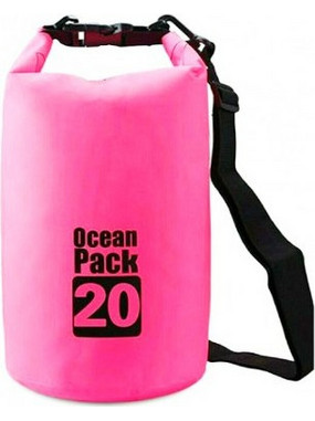 Ocean Pack 170232 Στεγανός Σάκος Ώμου 20lt Ροζ