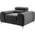 PoliHome Πολυθρόνα Ανθρακί Rene 162736589