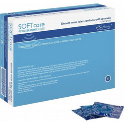Soft SoftCare Καλύμματα Κεφαλής Υπερήχων με Λιπαντικό 144τμχ