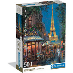 Puzzle Clementoni Νύχτα στον Πύργο του Άιφελ 500 Κομμάτια