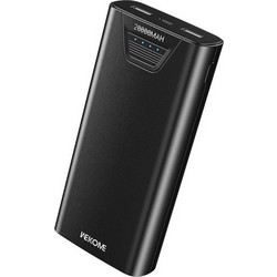 WK WP-121 Power Bank 20000mAh 12W με 2 Θύρες USB-A Black