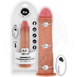 Cock Miller Vibrator Ρεαλιστικός Δονητής για Ζευγάρια με Τηλεχειριστήριο 21.5cm Flesh