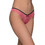 Milena By Paris Γυναικείο Sexy Brazil με Δαντέλα Φούξια 8489