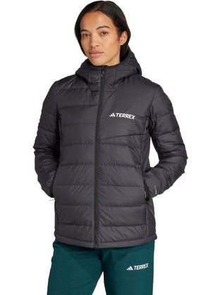 Adidas Terrex Multi Light Down Climawarm Γυναικείο Μπουφάν Χειμωνιάτικο Puffer Μακρύ Μαύρο JZ9990