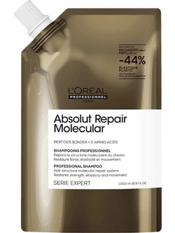L'Oreal Professionnel Absolut Repair Molecular Refill Σαμπουάν για Επανόρθωση για Ταλαιπωρημένα Μαλλιά 1lt