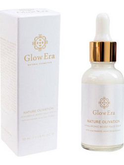 Glow Era Nature Olivation Hyaluronic Boost Αντιγηραντικό Serum Προσώπου με Υαλουρονικό 30ml