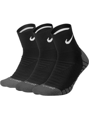 Nike Everyday Max Ανδρικές Κάλτσες Κοντές με Σχέδια Μαύρες 3Pack SX5549-010