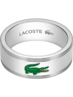 Lacoste Ανδρικό Δαχτυλίδι Βεράκι Ασημί 2040495