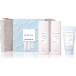 Kerasilk Essentials Smoothing Σετ Περιποίησης Μαλλιών Conditioner 75ml + Μάσκα 50ml + Νεσεσέρ + Σαμπουάν 75ml