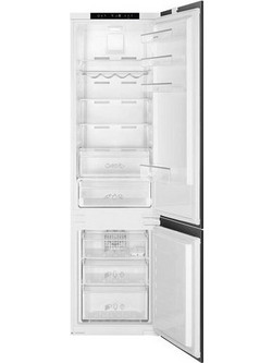 Smeg C8194TNE Εντοιχιζόμενος Ψυγειοκαταψύκτης 284lt Full No Frost Υ193.5xΠ54xΒ54.5cm Λευκό
