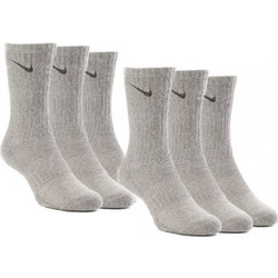 Nike Everyday Ανδρικές Κάλτσες Ψηλές Ανθρακί 3Pack SX5171-063