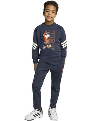 Adidas Παιδικό Σετ Φόρμας Navy Μπλε JM0824