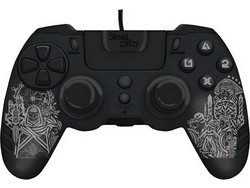 Steelplay Metaltech Wired Controller για PS4 Black