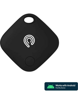 Hyperloq NeoSplash Waterproof Android Anti-Lost Tracker Apple Find My Black 1 Pack