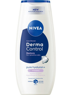 Nivea Derma Control Restore Αφρόλουτρο σε Gel για Ευαίσθητο Δέρμα 250ml