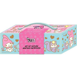 Must Hello Kitty My Melody Σετ Ζωγραφικής με Βαλιτσάκι 9.5x13.7x26.3cm 52τμχ 490116