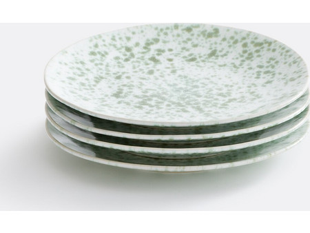 LA Redoute Halni Χακί Πιάτα Γλυκού Κεραμικά 22cm 4τμχ 3614855780184
