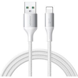 Joyroom S-A28 Flash Series Braided USB-A to Lightning Cable 2m White 6956116798260