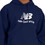New Balance Shirt Stacked Logo Hoodie Ανδρικό Αθλητικό Φούτερ με Κουκούλα Navy Μπλε MT41501-NNY