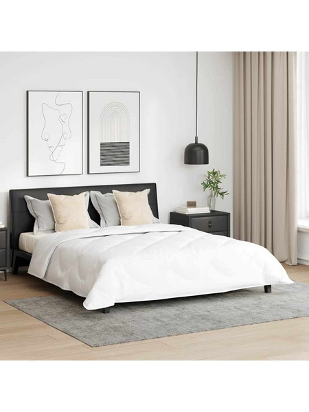 vidaXL Σετ Πάπλωμα Διπλό Microfiber 200x200 3377501 3τμχ Λευκό
