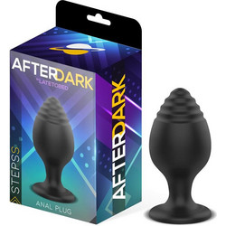 LateToBed Afterdark Steps Small Πρωκτική Σφήνα 6cm Μαύρη AD-283