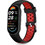 Tech-Protect Iconband Air Λουράκι Σιλικόνης Black / Red (Xiaomi Smart Band 8 / 9 / 10)