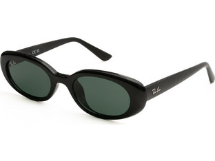 Ray-Ban RB4441D 667771 Γυναικεία Γυαλιά Ηλίου Οβάλ Κοκάλινα Μαύρα με Μαύρο Φακό