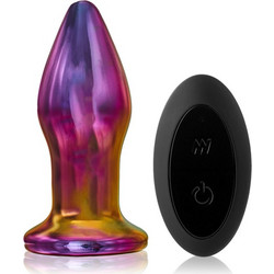 Dream Toys Glamour Glass Πρωκτική Σφήνα Ασύρματη με Δόνηση 10.7cm